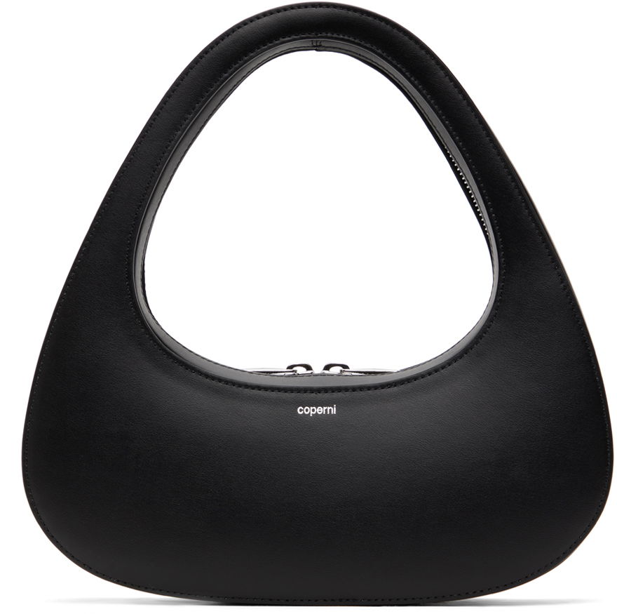 Taška cez rameno Coperni Swipe Baguette Shoulder Bag Čierna | COPBA04405, 0