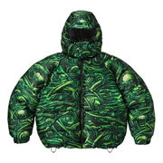 H.R. Giger Jacquard Down Puffer Jacket
