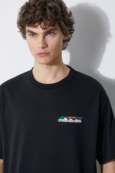 Tričko Manastash Manastash Re:Poly Scheme Logo T-Shirt Čierna | 7924134013, 4