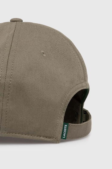 Šiltovka Lacoste Adjustable Organic Cotton Twill Cap Čierna | RK9871, 2