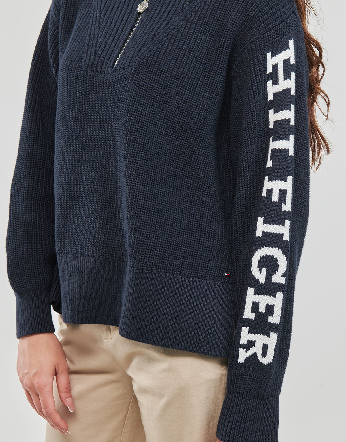 PLACED HILFIGER 1/2 ZIP SWEATER