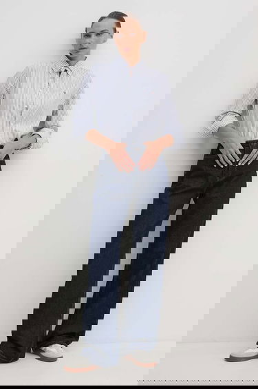 Košeľa Polo by Ralph Lauren Striped Regular Shirt Modrá | 211941508, 2