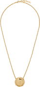 Jean Paul Gaultier Gold-Tone Rope Chain Pendant Necklace