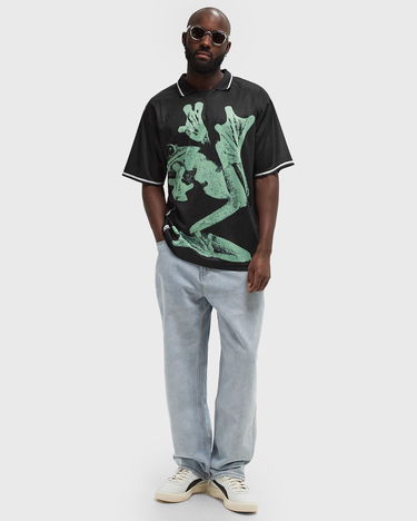 Polo tričko Butter Goods Black Amphibian Graphic Jersey XL Čierna | P20442, 1