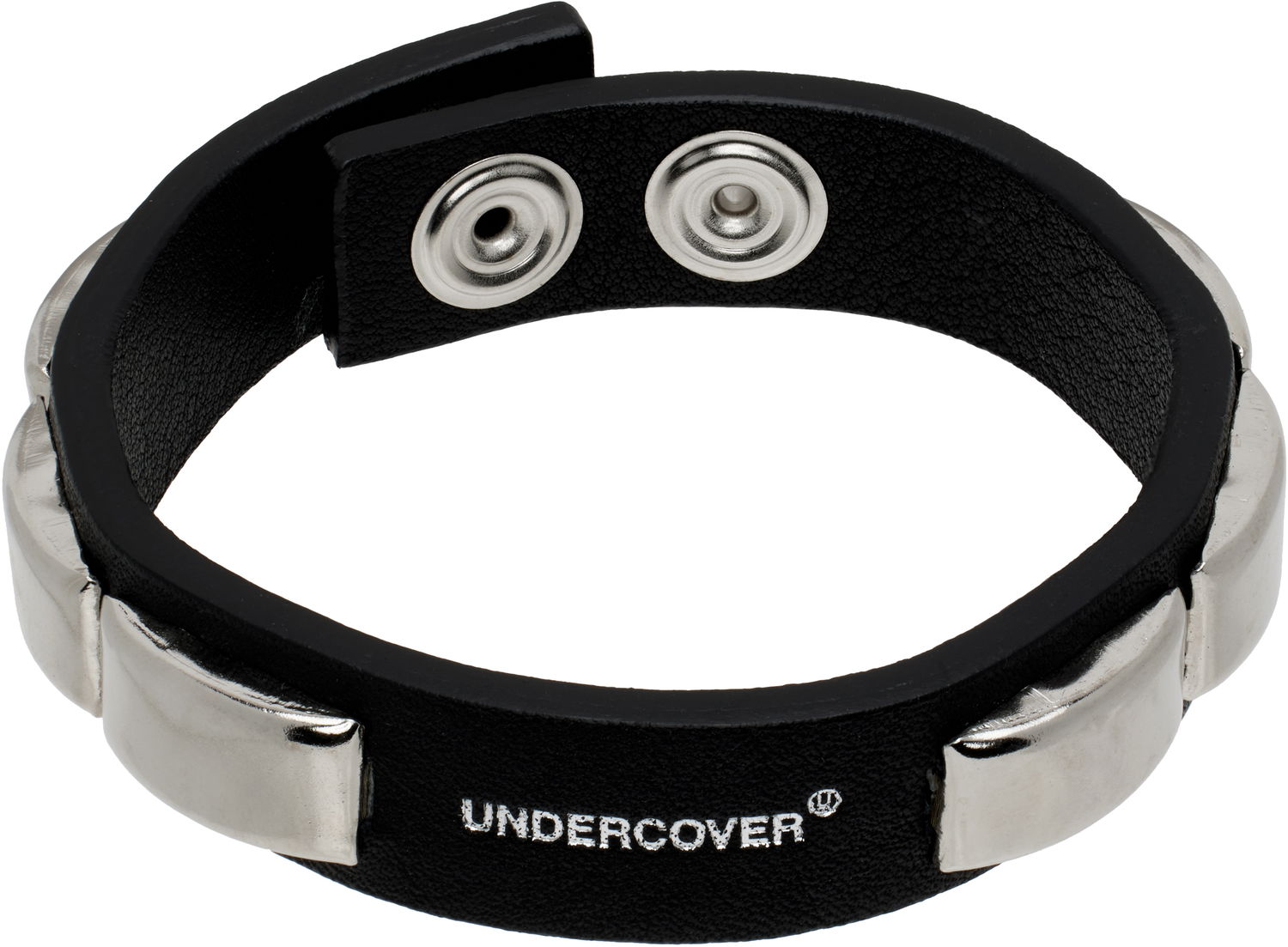 Náramok UNDERCOVER UNDERCOVER Studded Leather Bracelet Čierna | UP1E4A06, 0