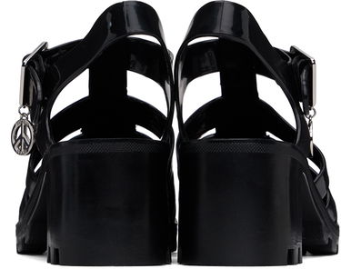 Džínsy Moschino Moschino Jeans Jelly Heeled Sandals Čierna | 3213 3289, 1