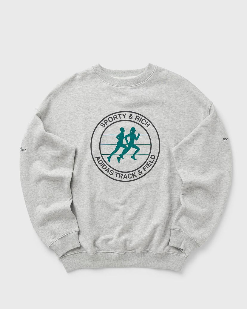 Mikina adidas Originals Track & Field Runners Sweatshirt Šedá | KA0719