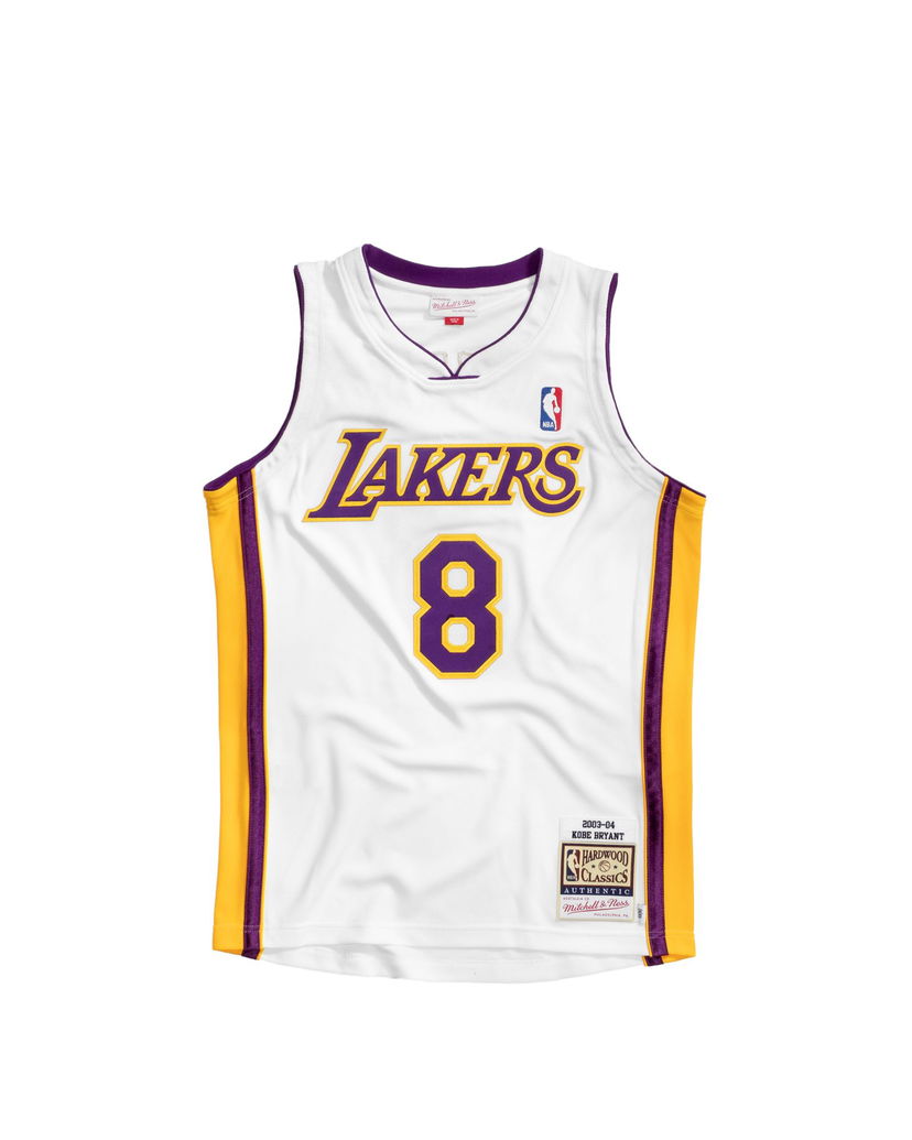 Dres Mitchell & Ness NBA AUTHENTIC JERSEY LOS ANGELES LAKERS 2003-04 KOBE BRYANT #8 Biela | AJY4CP19003-LALWHIT03KBR