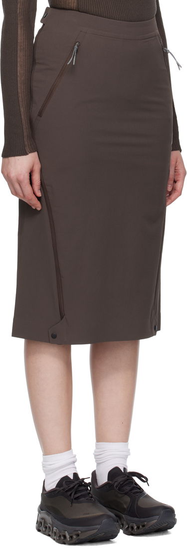 Sukňa ROA ROA Y Zip Sport Skirt Hnedá | RBWW019FA10, 1