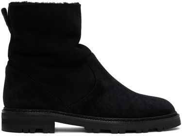 Oblečenie Manolo Blahnik Manolo Blahnik Tomosa Suede Shearling Boots Čierna | 324-2781, 0
