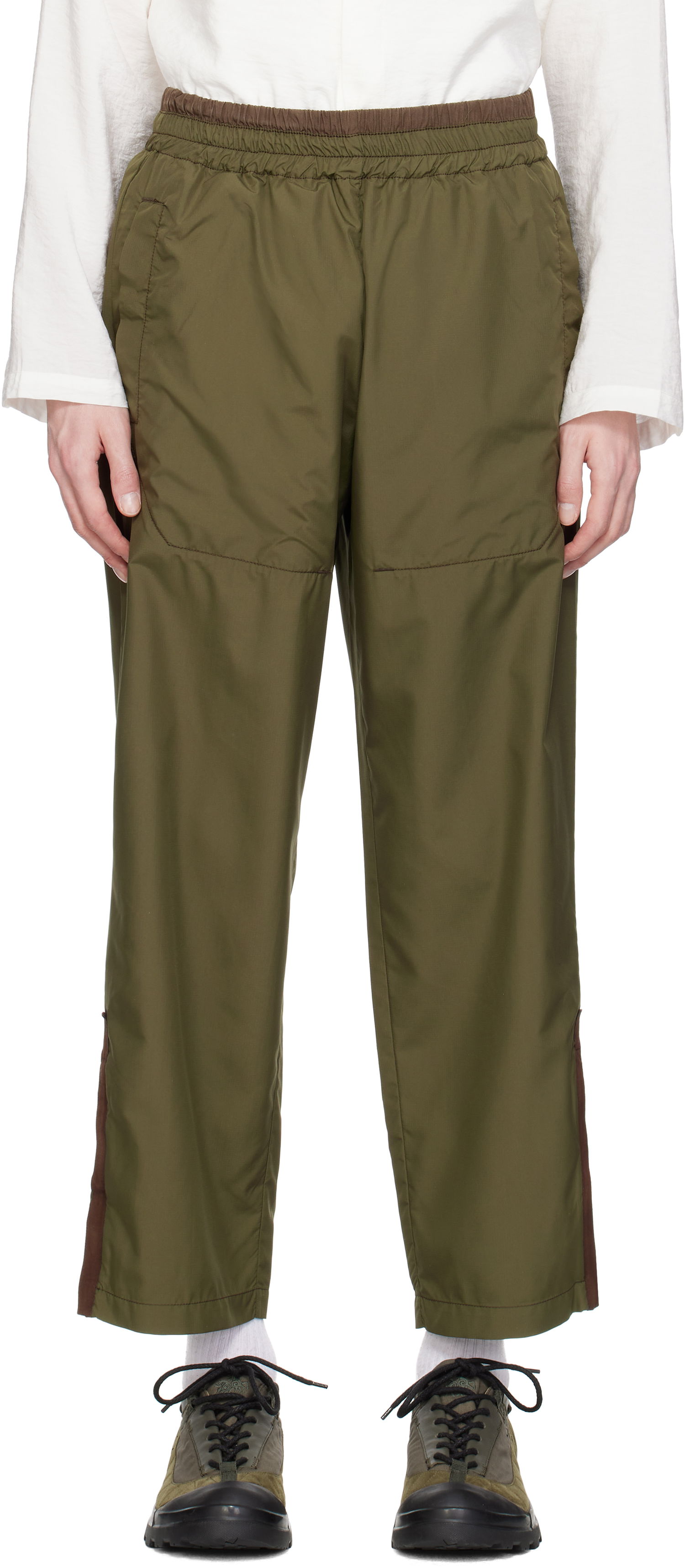 Tepláky Ranra RANRA Seeds Mini Ripstop Trousers Zelené | AMSS25PA01552, 0