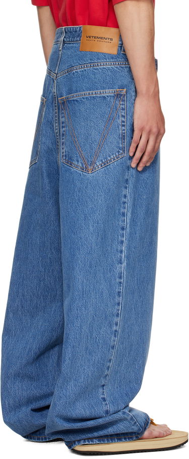 Džínsy VETEMENTS Vetements Cradle of Filth Baggy Jeans Modrá | UH76DP150LB2, 2