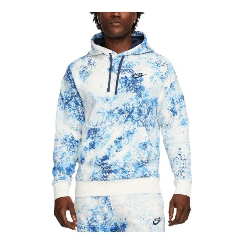 Mikina Nike Fleece Pullover Hoodie Modrá | DZ3065-133, 0