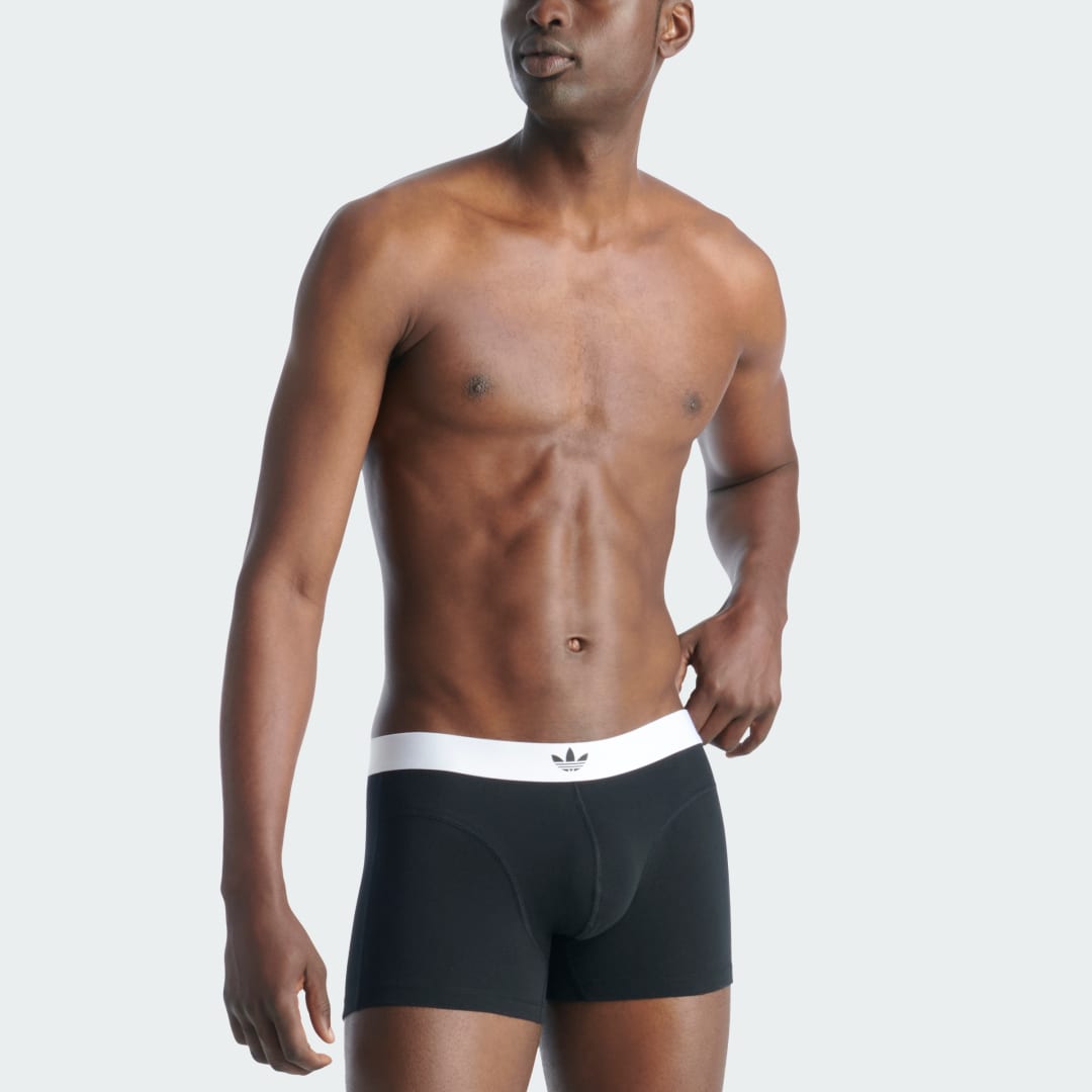 Boxerky adidas Performance Comfort Flex Cotton Trunks Underwear (2-Pack) Čierna | JK3881, 0