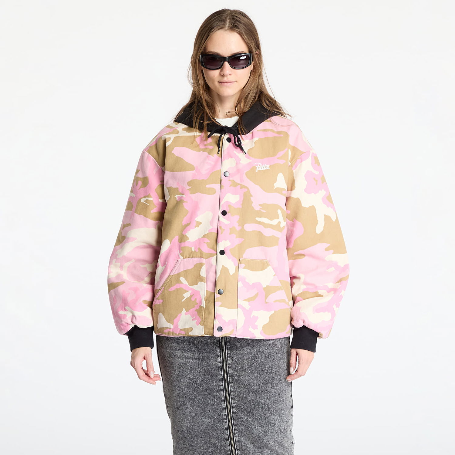 Bomber bunda Patta Patta Woodland Camo Reversible Jacket Ružová | POC-SS25-4000-348-0006-084, 0