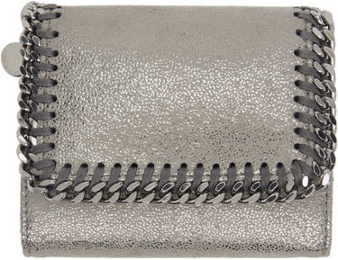 Peňaženka Stella McCartney Stella McCartney Falabella Small Flap Wallet Metalická | 431000WP0609, 0