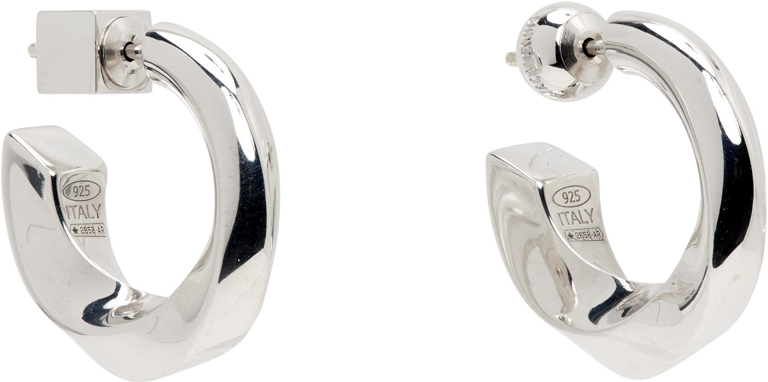 Náušnice Jacquemus 'The Tourni hoop' Twisted Earrings Metalická | 25HJWW00770AOT4052, 1