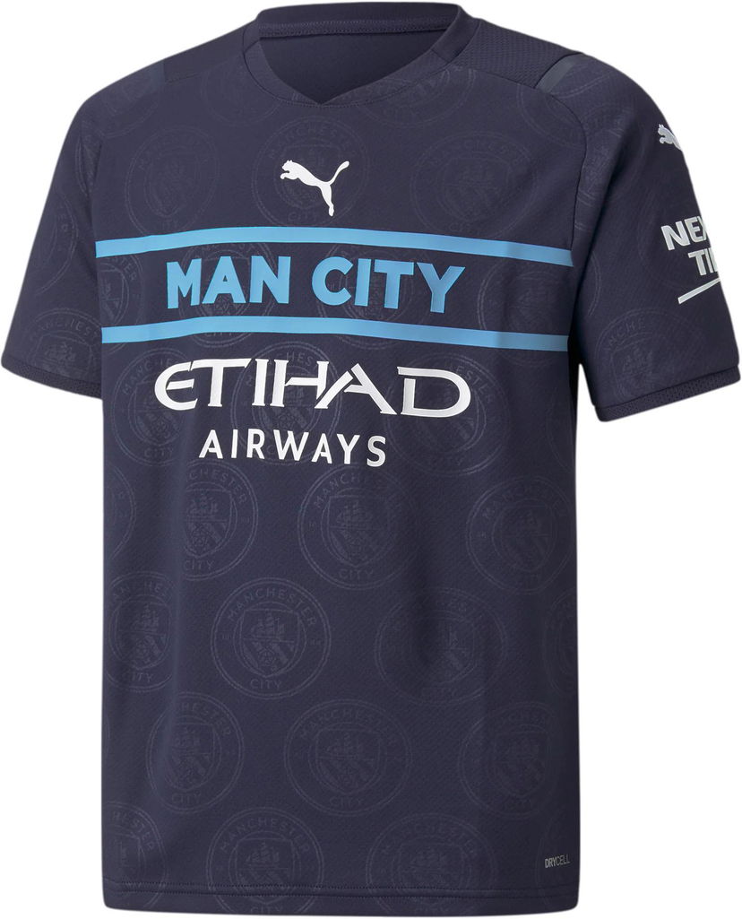 Dres Puma Manchester City 2021/22 Alternative Football Jersey Modrá | 75921903