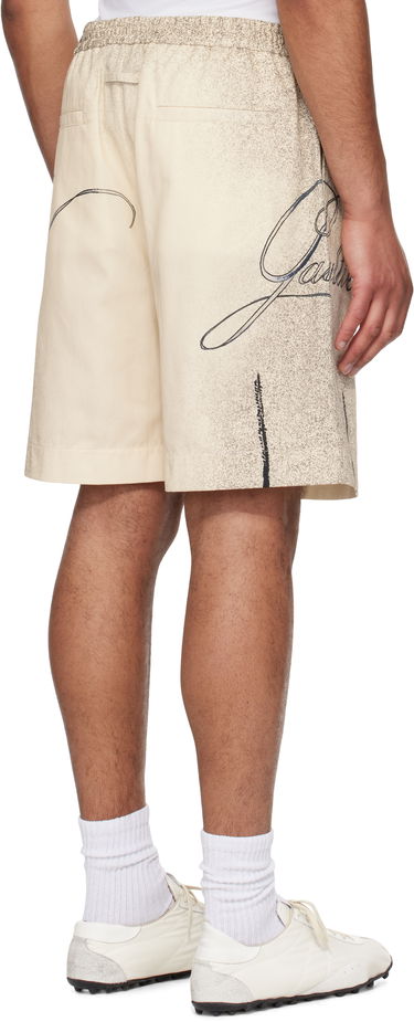 Šortky Jean Paul Gaultier Jean Paul Gaultier 'The Multi-Tattoo' Shorts Béžová | 25/34-U-SH042-D503-030030, 2