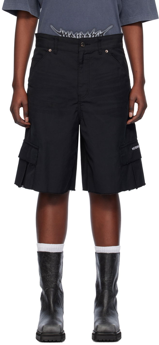 Šortky We11done We11done Cropped Cargo Shorts Čierna | WD-DP0-24-344-M-BK, 0