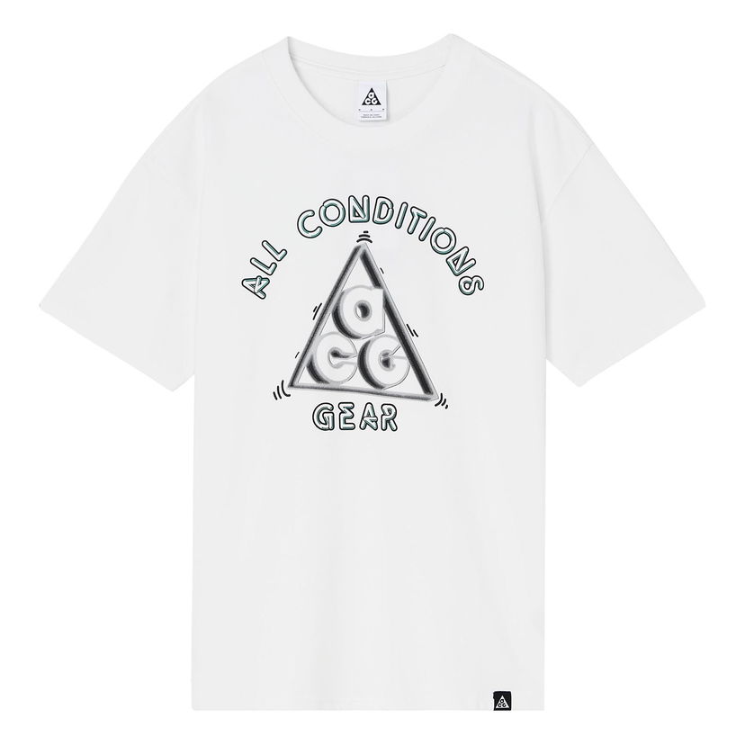 Tričko Nike ACG ACG Triangle Logo Graphic T-Shirt Biela | DD8811-121