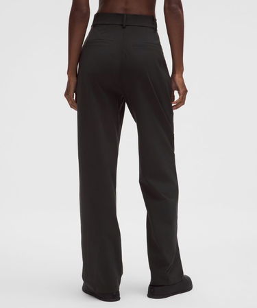 Nohavice lululemon Daydrift High-Rise Straight-Leg Trouser Short, Size L Čierna | prod20000267, 2