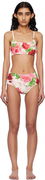 Blumarine Peony-Print Bikini