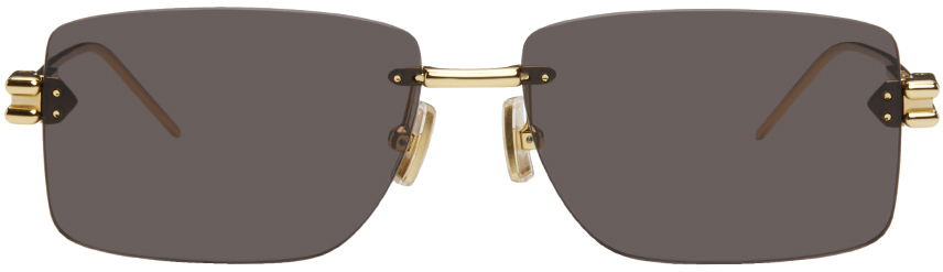 Slnečné okuliare Bottega Veneta Rectangular Sunglasses Béžová | BV1126S, 0