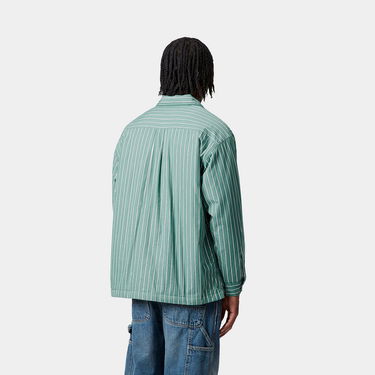 Košeľa Carhartt WIP Carhartt WIP Grimsby Striped Shirt Jacket Zelené | I035156_6, 1