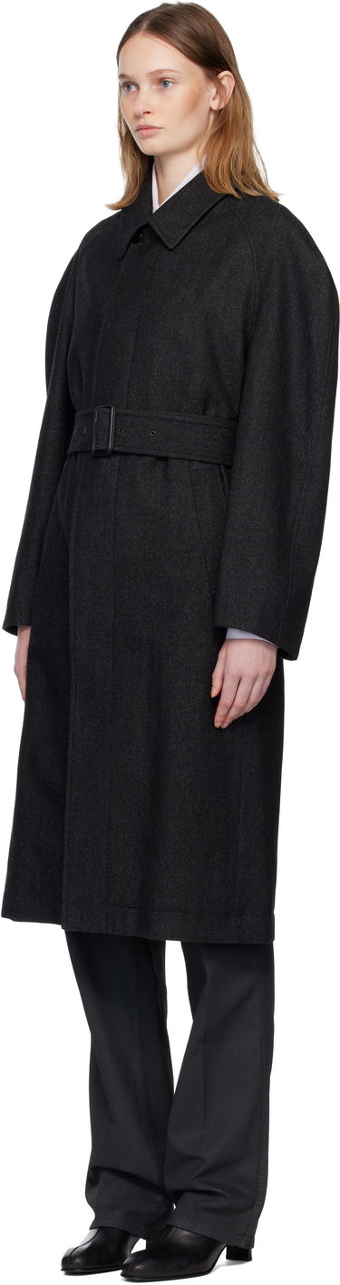 Kabáty LEMAIRE Raglan Sleeve Coat Čierna | CO1122 LF1319, 3