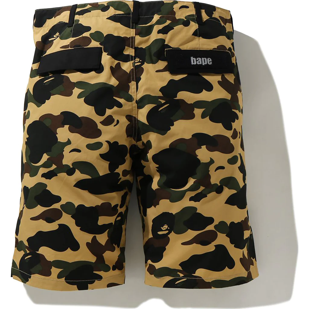 Šortky BAPE 1st Camo Multi Pocket Shorts Béžová | 001SPH301013X, 1