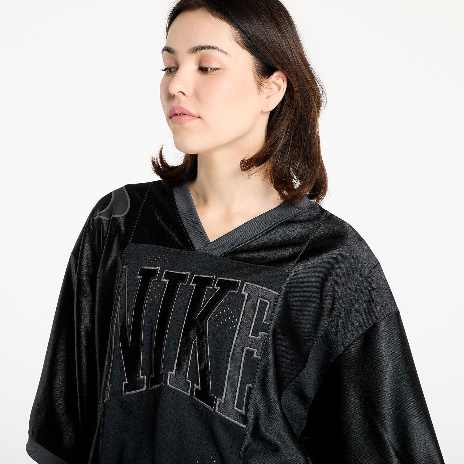 Dres Nike Sportswear Street Oversized Short-Sleeve Graphic Jersey Čierna | HJ0280-010, 1
