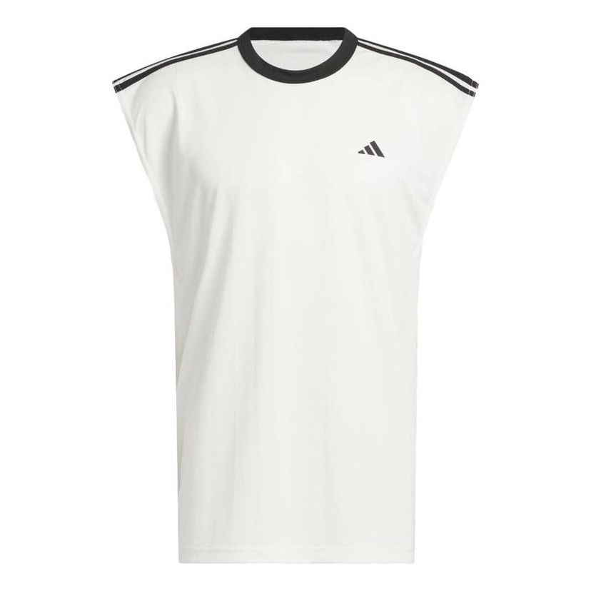 Tielko adidas Originals Basketball All-World Sleeveless Tee Biela | IN2572