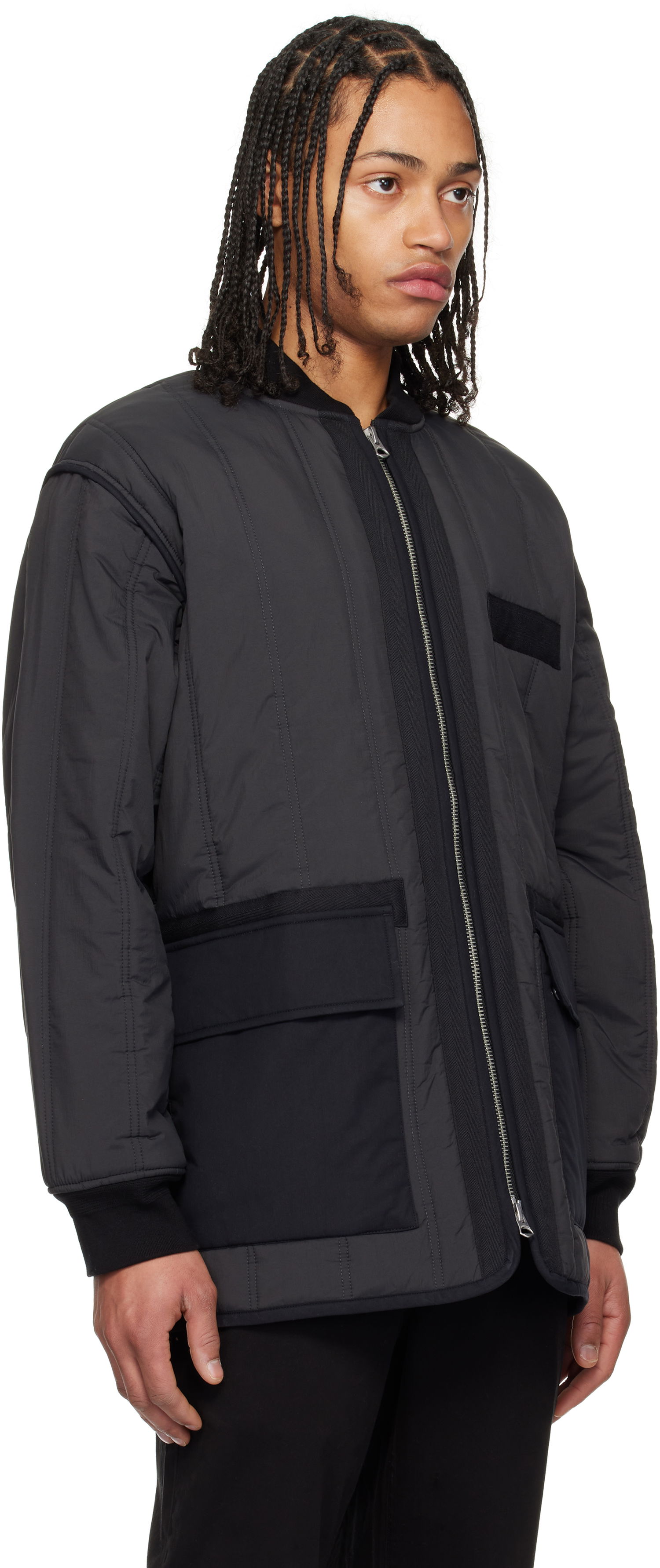Prešívaná bunda rag & bone Rag & Bone Delta Liner Jacket Čierna | MBW24H2001LTML, 1