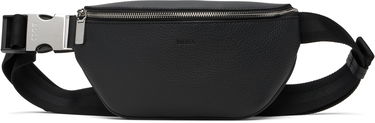 Ľadvinka BOSS BOSS Grained Leather Belt Bag Čierna | 50552475, 0