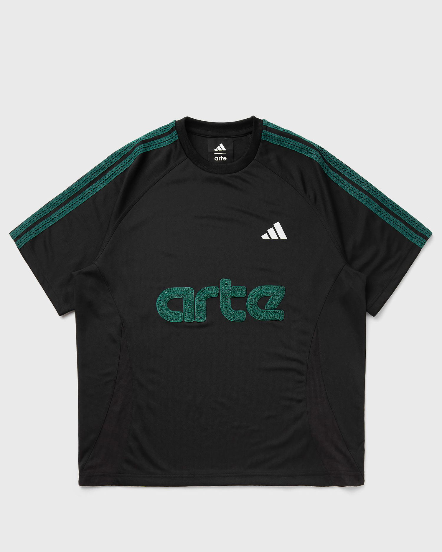 Dres adidas Originals ARTE Short Sleeve Striped Jersey Čierna | KC9602, 0