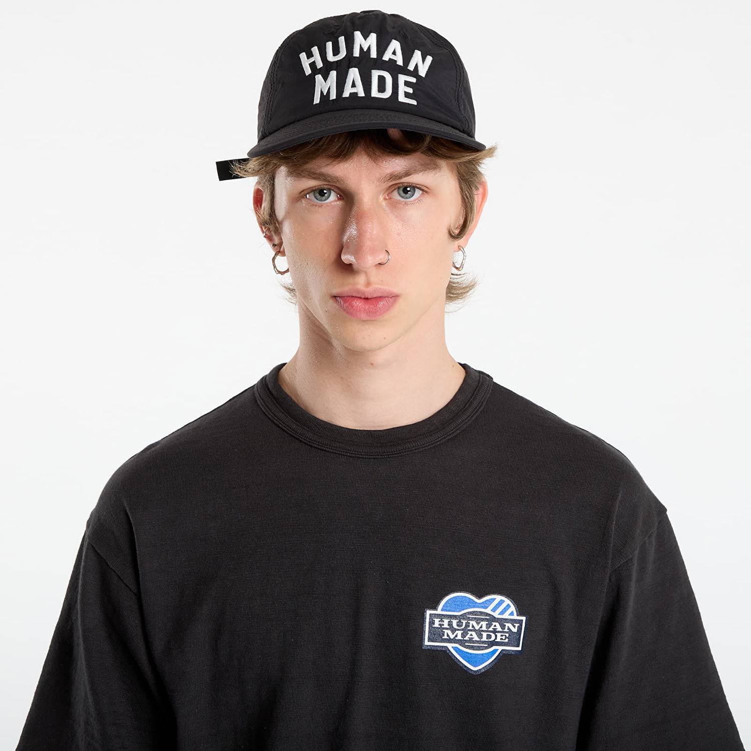 Šiltovka Human Made HUMAN MADE 5-Panel Nylon Cap Čierna | HM30GD070BK, 0