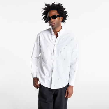 Košeľa Patta Oxford Longsleeve Shirt Biela | POC-BC-OXFORD-LSS-001, 0