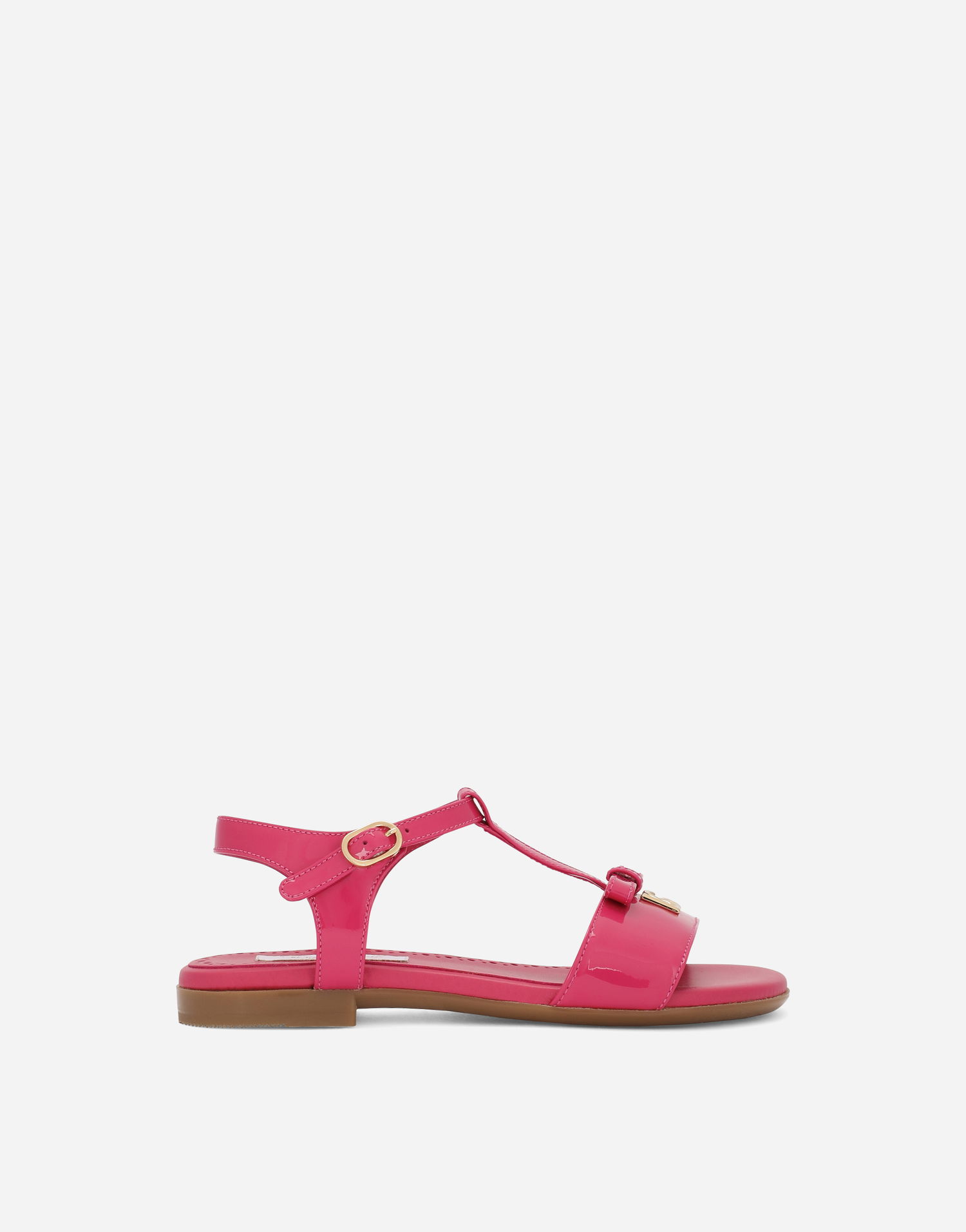 Doplnky Dolce & Gabbana Dolce & Gabbana Leather T-Strap Sandals Ružová | D11155A132880411, 0