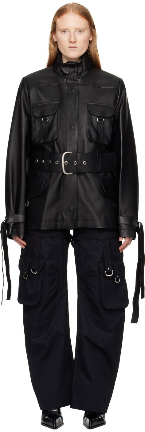Cargo Leather Jacket