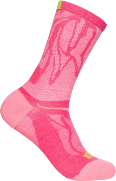 Ponožky Hoka One One Hoka Clifton Crew Run Socks Ružová | 1164333-ecr, 0