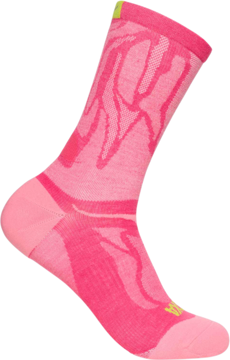 Ponožky Hoka One One Hoka Clifton Crew Run Socks Ružová | 1164333-ecr