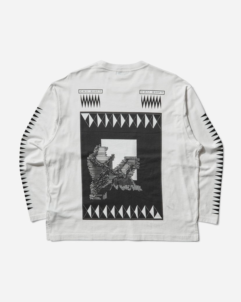 Tričko Cav Empt Century Cameo Longsleeve T-Shirt Biela | CES28LT03 WHITE