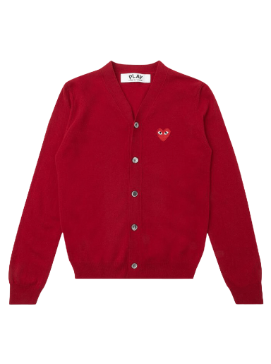 Sveter Comme des Garçons PLAY Knit Cardigan Červená | az n008 051 5