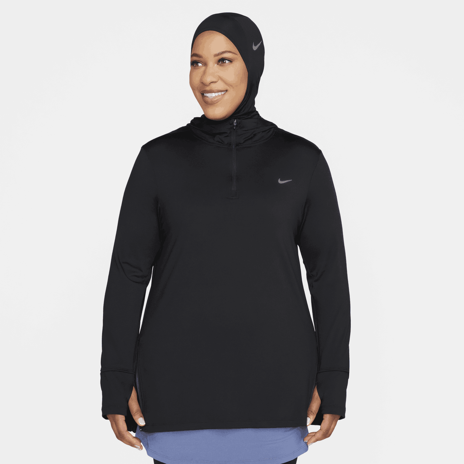 Vetrovka Nike Dri-FIT Swift Element UV Čierna | FB5313-010, 1