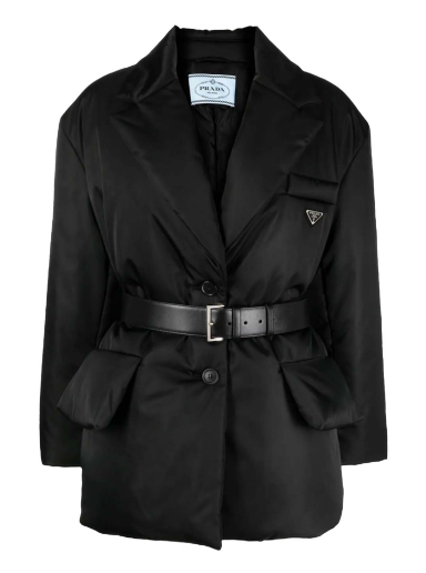 Bunda Prada Padded Belted Jacket Čierna | 29D862S2221WQ8-F0008