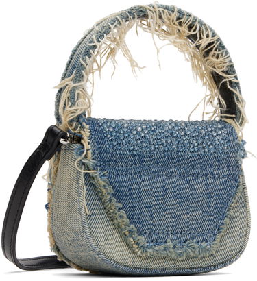 Kabelka Diesel Diesel 1DR XS Denim Shoulder Bag Modrá | X08709 P6803, 2