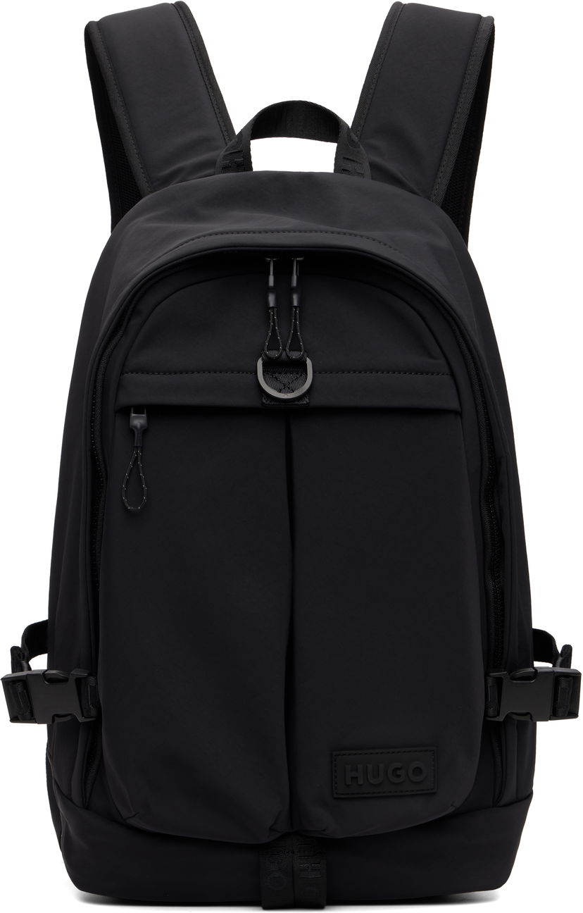 Batoh BOSS Hugo Logo Patch Backpack Čierna | 50551814