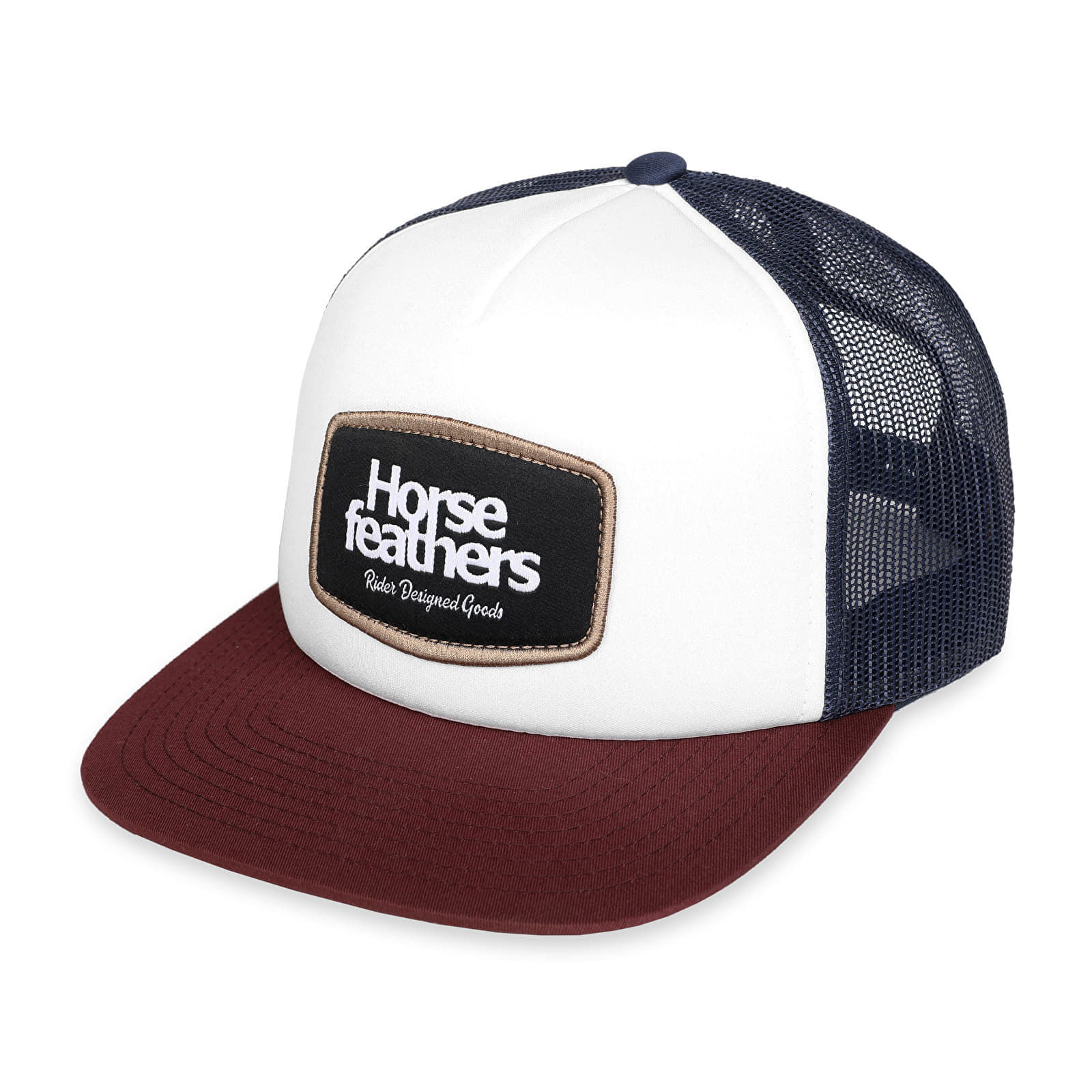 Horsefeathers Cap Scanny Cap White