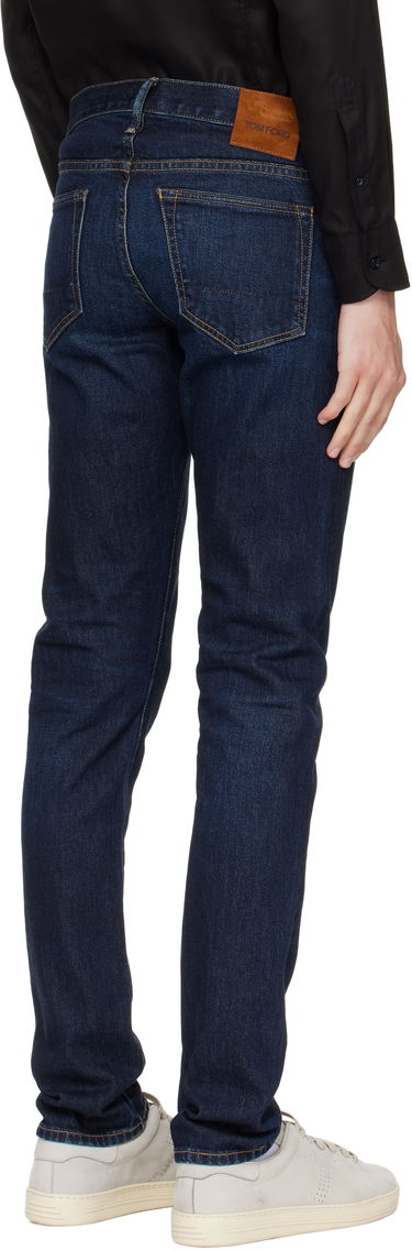 Džínsy Tom Ford TOM FORD Stretch Twill Slim Fit Jeans Modrá | DPS001-DMC073, 2